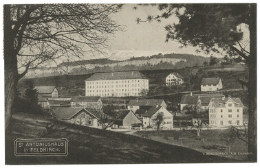 historische Postkarte Antoniushaus Feldkirch Antoniushaus Feldkirch, historische Postkarte