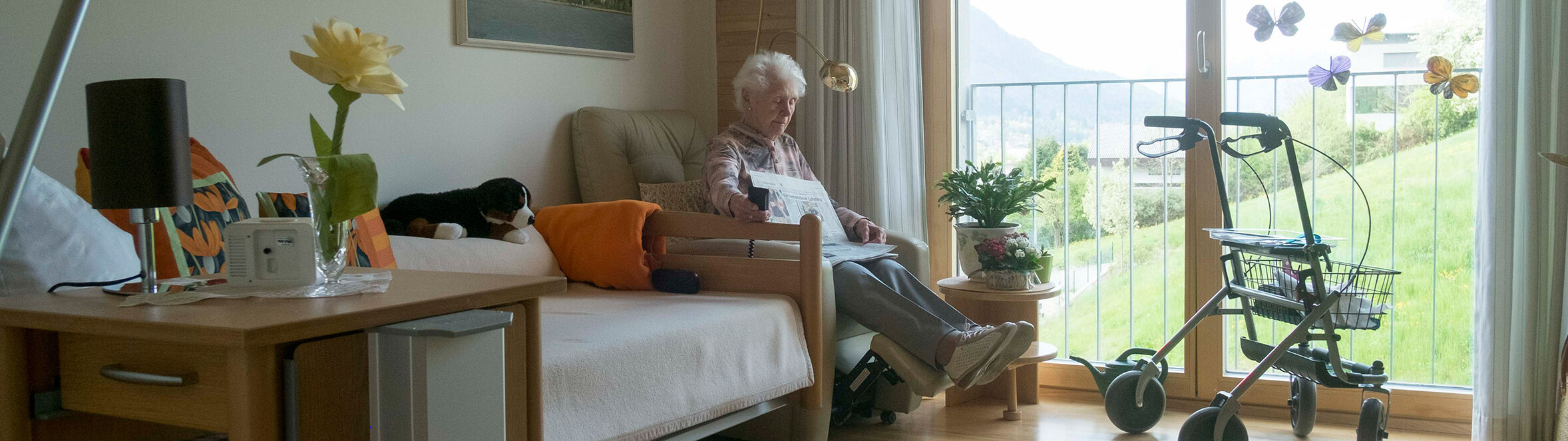 Antoniushaus der Kreuzschwestern in Feldkirch, Vorarlberg, Einzelzimmer