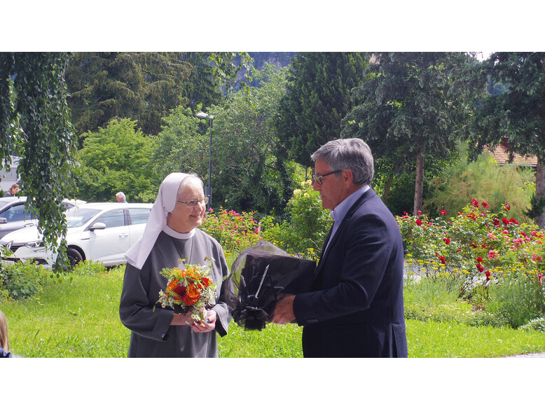 Verabschiedung von Sr. Elisabeth Heinzle Verabschiedung von Sr. Elisabeth Heinzle vom Antoniushaus der Kreuzschwestern in Feldkirch