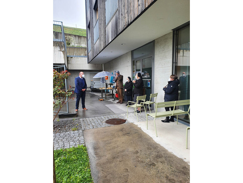 Werkstätte Antonius, Kreuzschwestern in Feldkirch, Antoniushaus, Baustelle, Bautätigkeit, Kapuziner