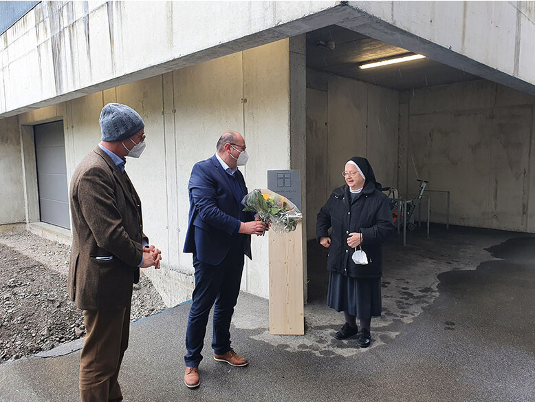 Werkstätte Antonius, Kreuzschwestern in Feldkirch, Antoniushaus, Baustelle, Bautätigkeit, Kapuziner
