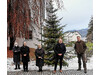 Antoniushaus der Kreuzschwestern in Feldkirch, Vorarlberg, Illumination des Weihnachtsbaumes 2021