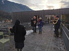 Antoniushaus der Kreuzschwestern in Feldkirch, Vorarlberg, Besuch Bläsergruppe